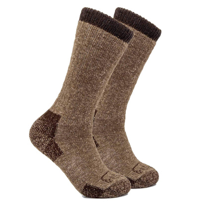 Advantage Trekker Bison/Merino Boot Socks Bison Footwear The Buffalo Wool Co. Medium 1 Pair 